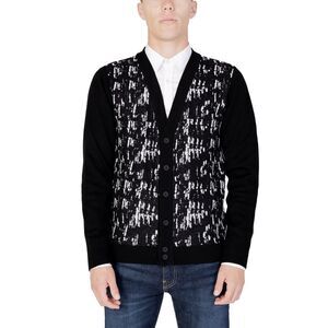 Antony Morato Black Wool Men's Cardigan